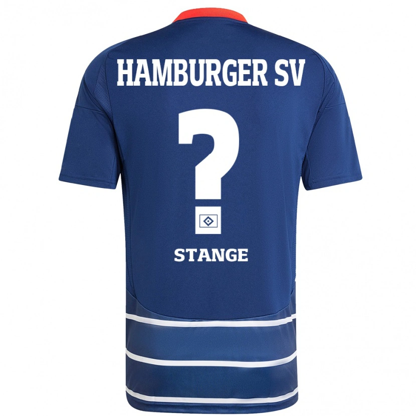 Danxen Mujer Camiseta Tobias Stange #0 Azul Oscuro 2ª Equipación 2024/25 La Camisa