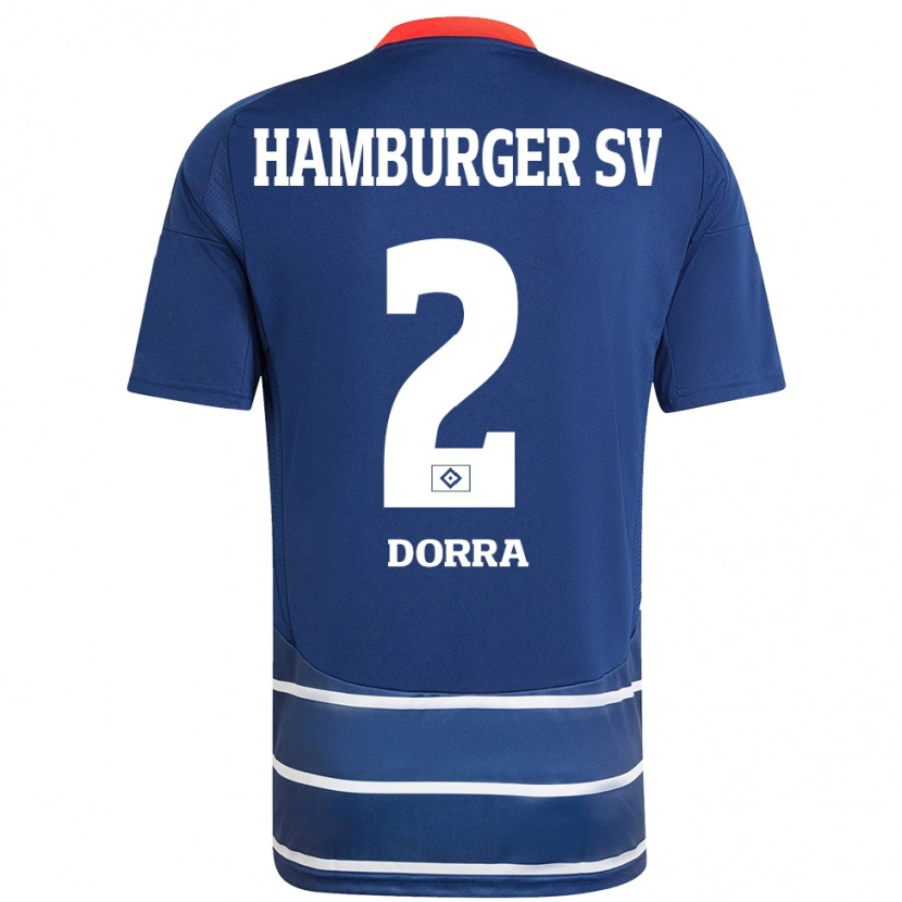 Danxen Mujer Camiseta Raphael Dorra #2 Azul Oscuro 2ª Equipación 2024/25 La Camisa