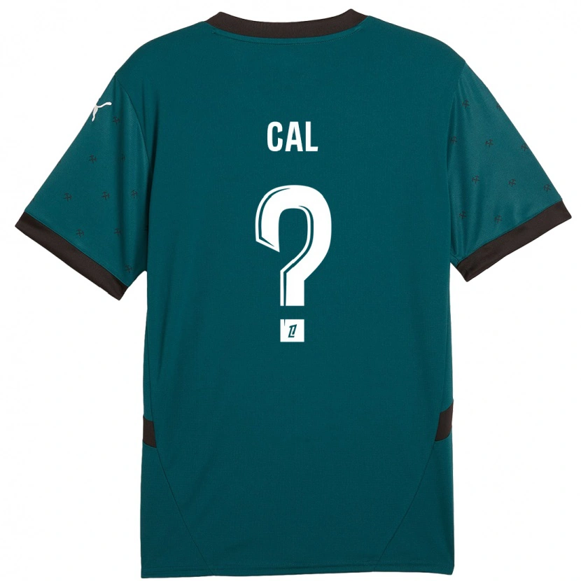 Danxen Mujer Camiseta Mathys Cal #0 Verde Oscuro 2ª Equipación 2024/25 La Camisa