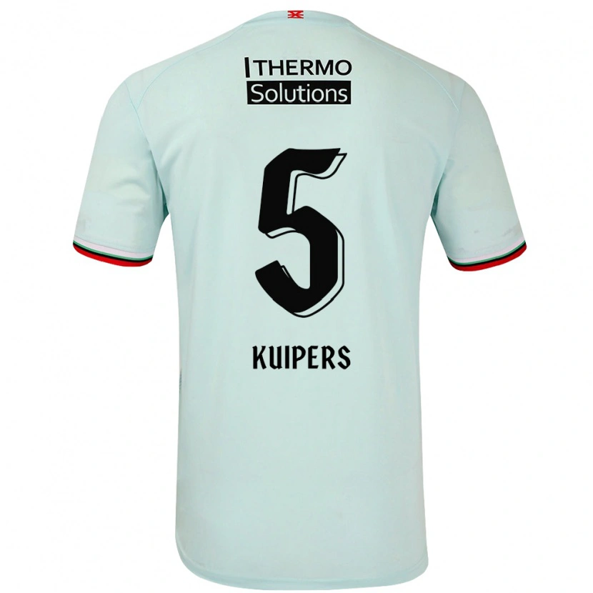 Danxen Mujer Camiseta Bas Kuipers #5 Verde Claro 2ª Equipación 2024/25 La Camisa
