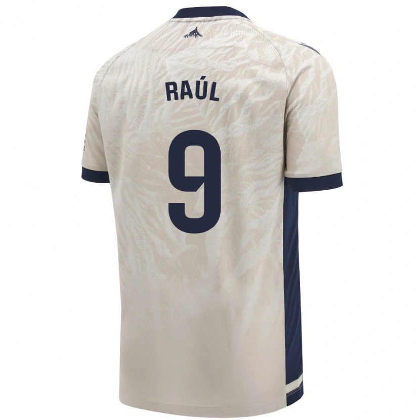 Danxen Mujer Camiseta Raúl García #9 Gris Claro 2ª Equipación 2024/25 La Camisa
