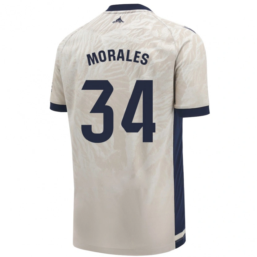 Danxen Mujer Camiseta Anai Morales #34 Gris Claro 2ª Equipación 2024/25 La Camisa