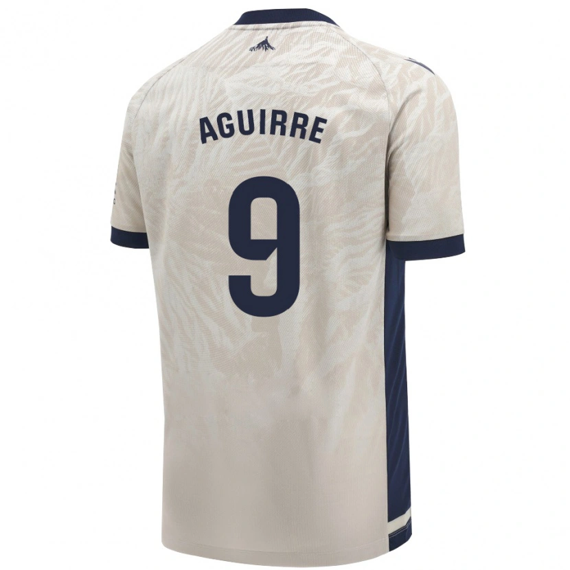 Danxen Mujer Camiseta Jorge Aguirre #9 Gris Claro 2ª Equipación 2024/25 La Camisa