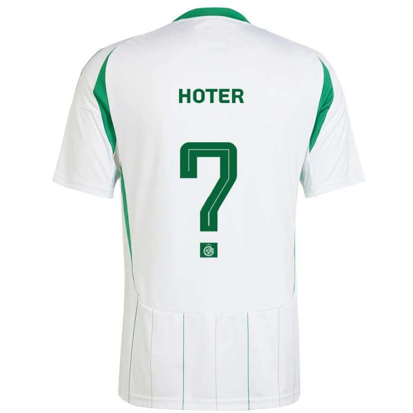 Danxen Mujer Camiseta Tavor Hoter #0 Blanco Verde 2ª Equipación 2024/25 La Camisa