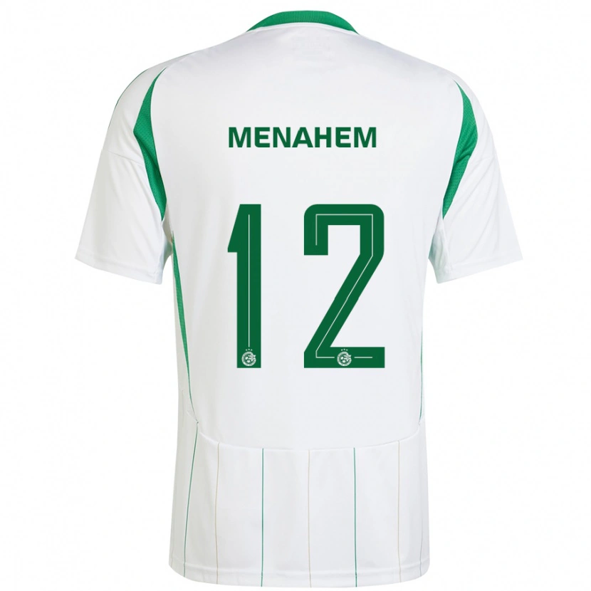 Danxen Mujer Camiseta Sun Menahem #12 Blanco Verde 2ª Equipación 2024/25 La Camisa