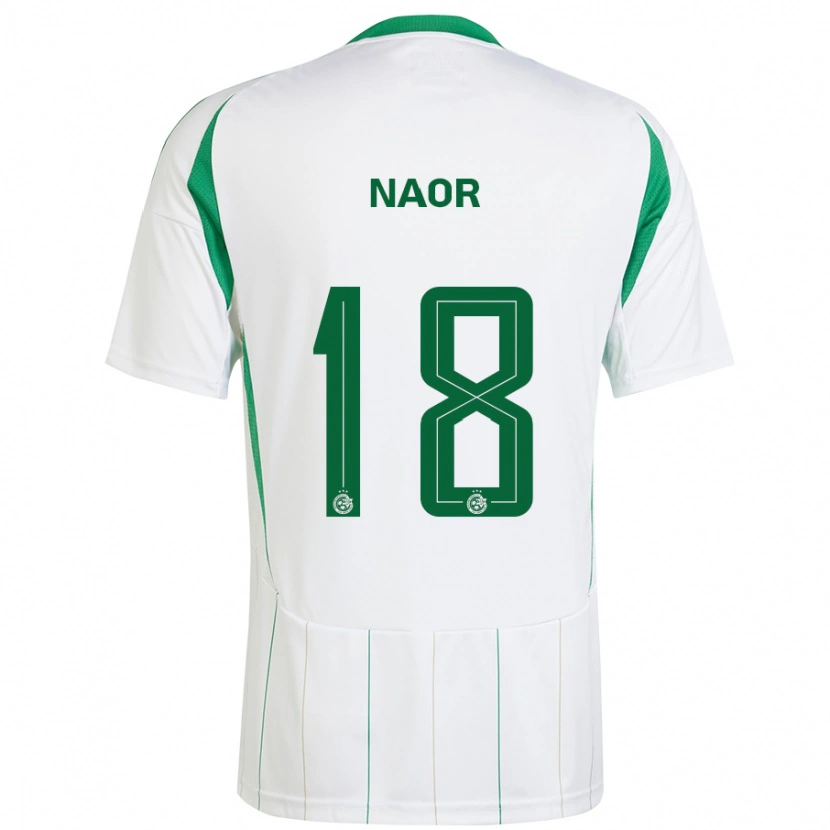 Danxen Mujer Camiseta Goni Naor #18 Blanco Verde 2ª Equipación 2024/25 La Camisa