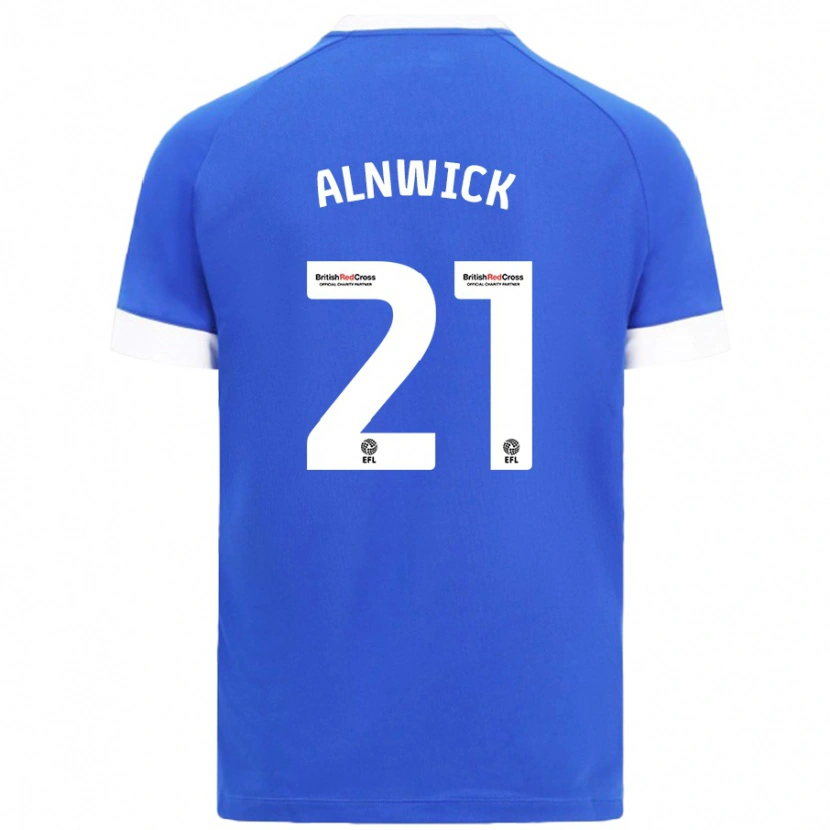 Danxen Niño Camiseta Jak Alnwick #21 Azul Cielo 1ª Equipación 2024/25 La Camisa