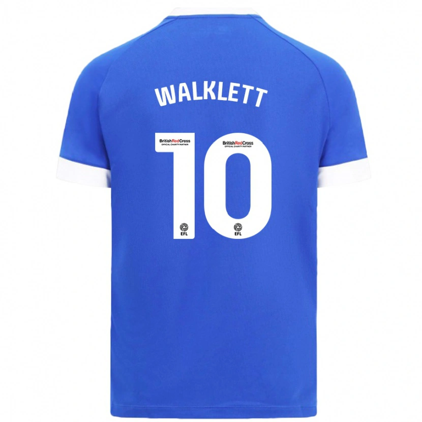 Danxen Niño Camiseta Kerry Walklett #10 Azul Cielo 1ª Equipación 2024/25 La Camisa