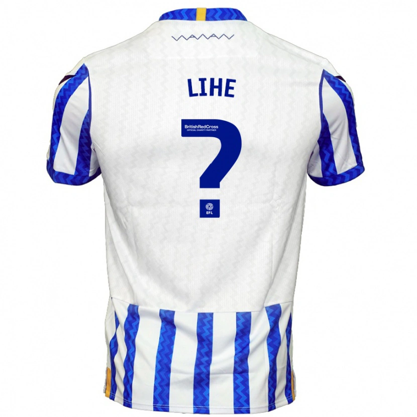Danxen Niño Camiseta Harris Lihe #0 Azul Blanco 1ª Equipación 2024/25 La Camisa