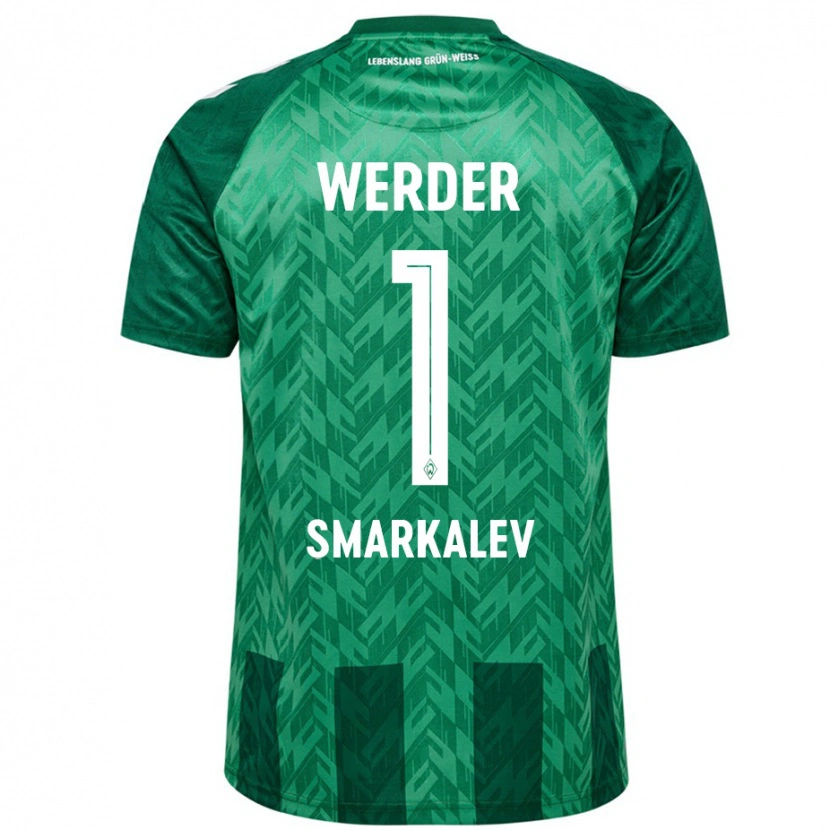 Danxen Niño Camiseta Stefan Smarkalev #1 Verde 1ª Equipación 2024/25 La Camisa