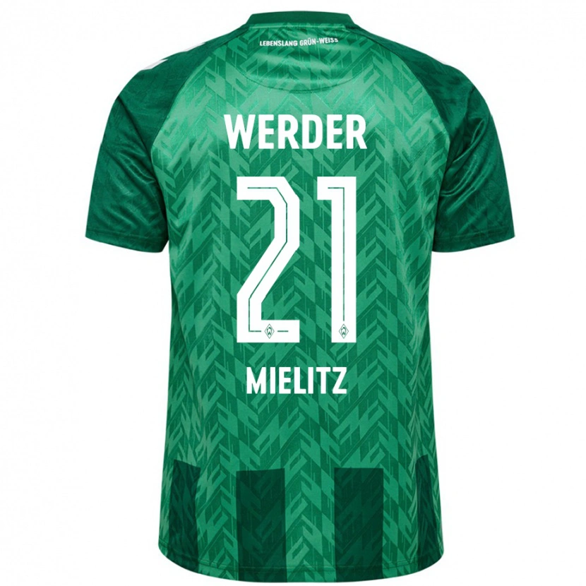 Danxen Niño Camiseta Sebastian Mielitz #21 Verde 1ª Equipación 2024/25 La Camisa