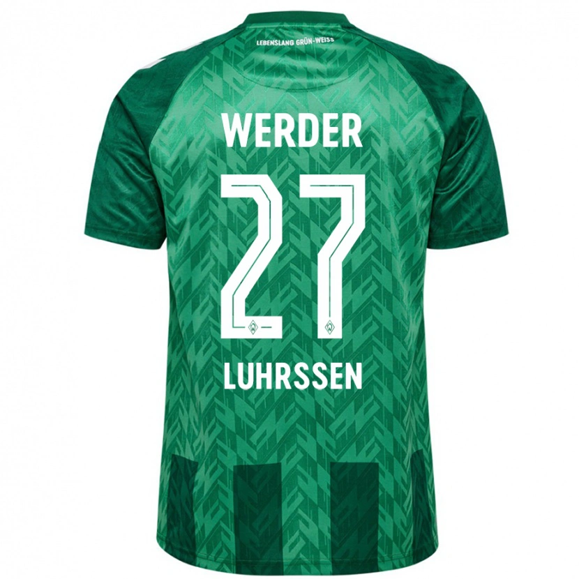 Danxen Niño Camiseta Nina Luhrssen #27 Verde 1ª Equipación 2024/25 La Camisa