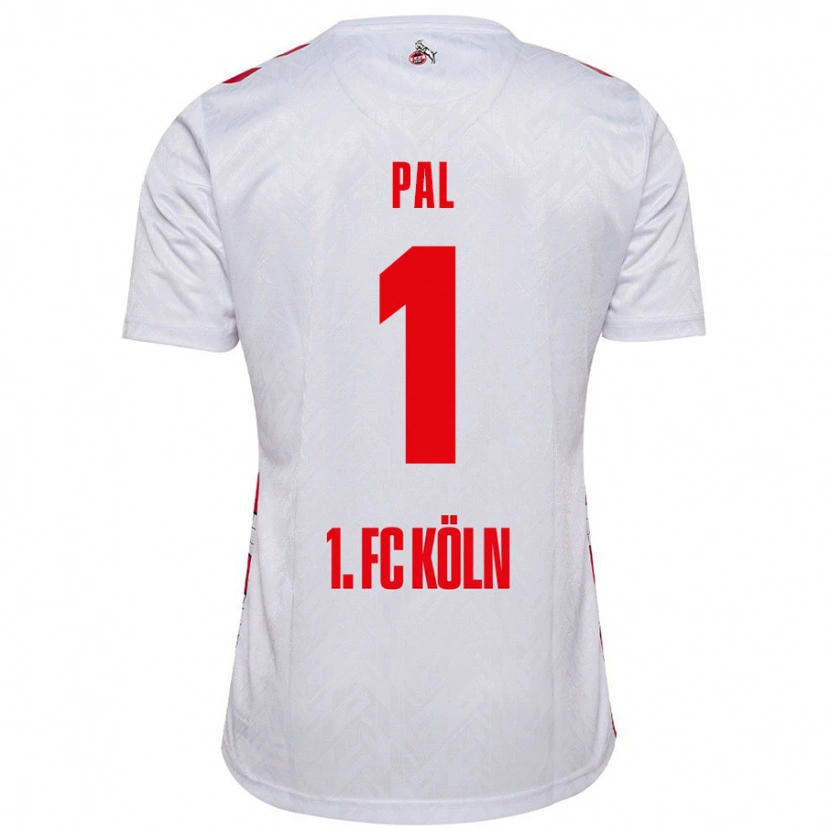 Danxen Niño Camiseta Jasmin Pal #1 Blanco Rojo 1ª Equipación 2024/25 La Camisa