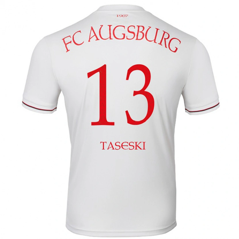 Danxen Niño Camiseta Kristijan Taseski #13 Blanco 1ª Equipación 2024/25 La Camisa