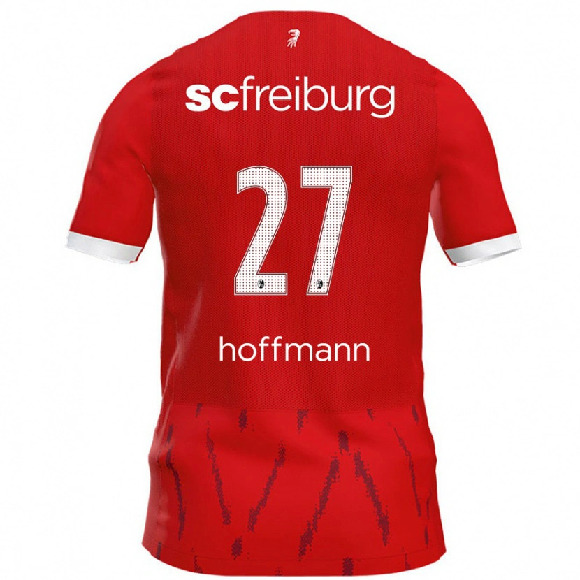 Danxen Niño Camiseta Giovanna Hoffmann #27 Rojo 1ª Equipación 2024/25 La Camisa
