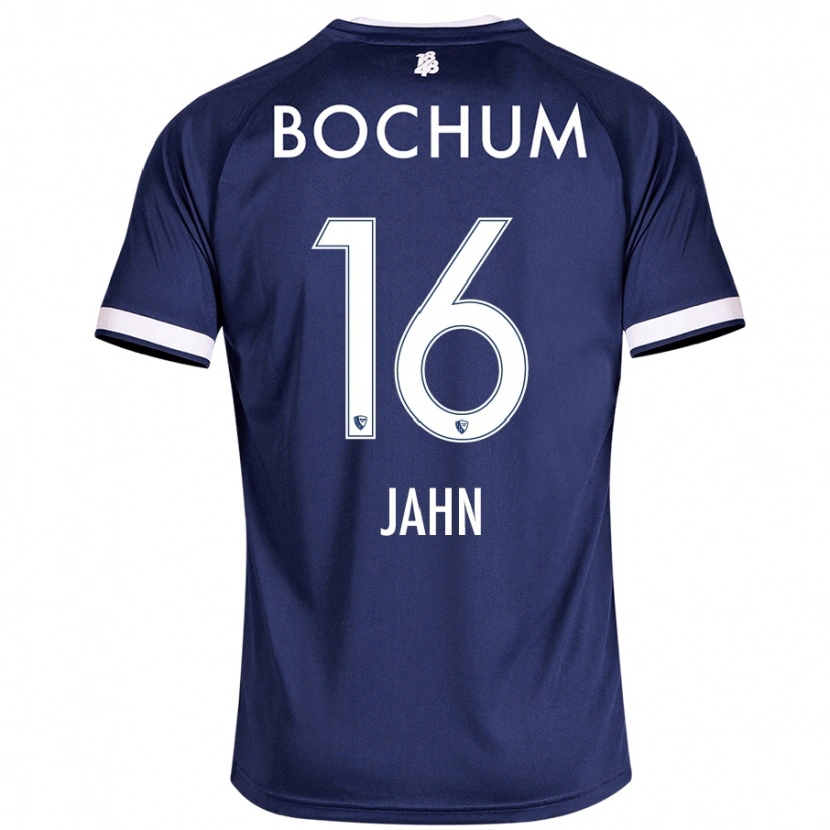Danxen Niño Camiseta Niklas Jahn #16 Azul Oscuro 1ª Equipación 2024/25 La Camisa
