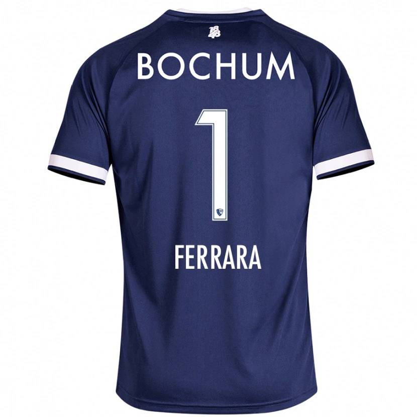 Danxen Niño Camiseta Noah-Ali Ferrara #1 Azul Oscuro 1ª Equipación 2024/25 La Camisa