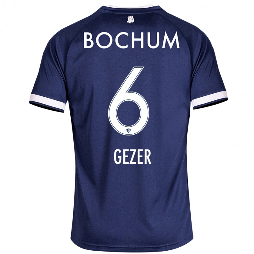 Danxen Niño Camiseta Joel Gezer #6 Azul Oscuro 1ª Equipación 2024/25 La Camisa
