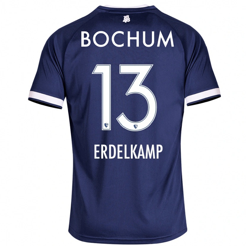Danxen Niño Camiseta Luca Erdelkamp #13 Azul Oscuro 1ª Equipación 2024/25 La Camisa