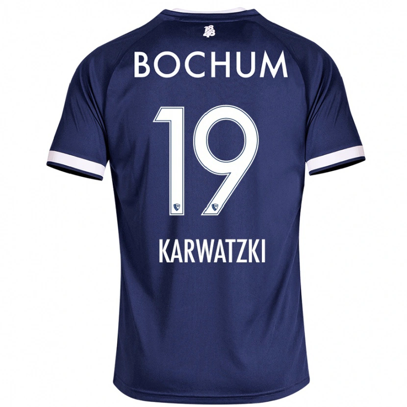 Danxen Niño Camiseta Lucy Karwatzki #19 Azul Oscuro 1ª Equipación 2024/25 La Camisa