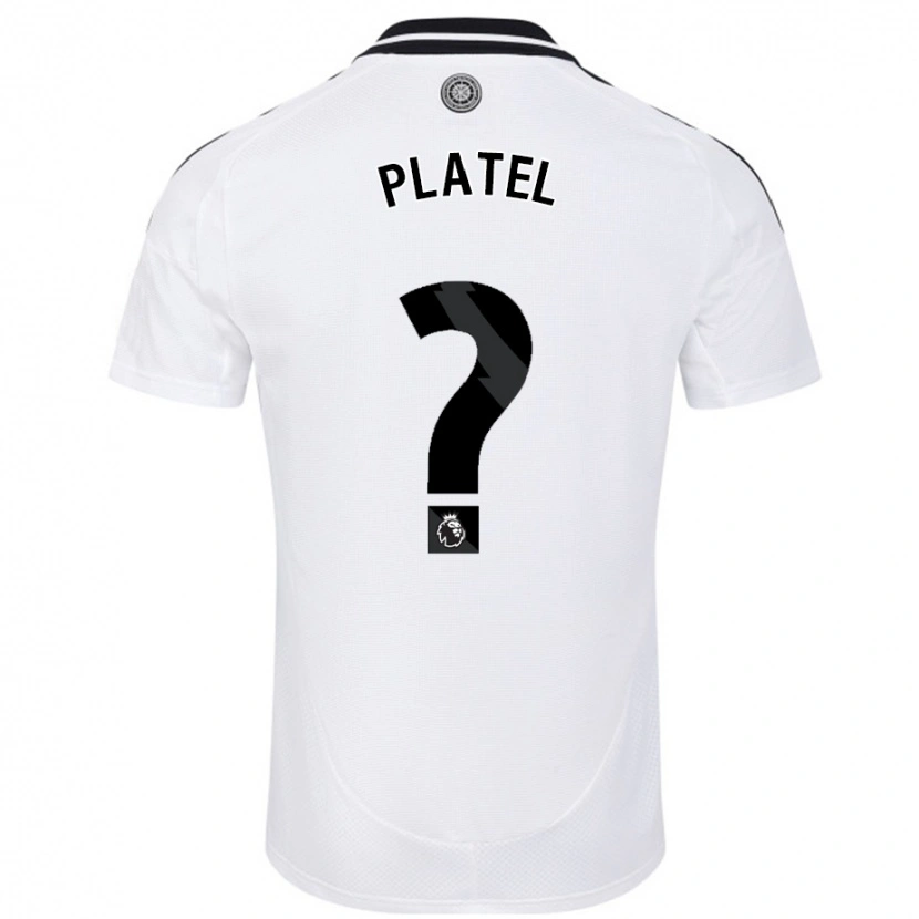 Danxen Niño Camiseta Harley Platel #0 Blanco 1ª Equipación 2024/25 La Camisa