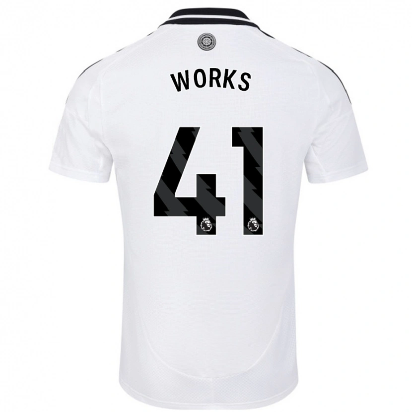 Danxen Niño Camiseta Terrell Works #41 Blanco 1ª Equipación 2024/25 La Camisa