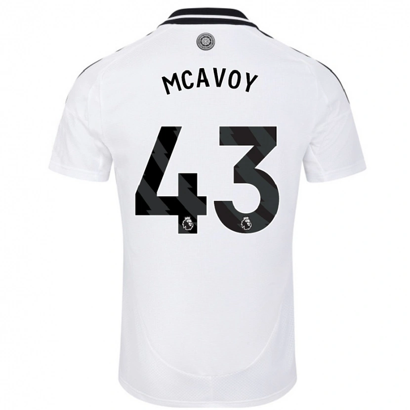 Danxen Niño Camiseta Connor Mcavoy #43 Blanco 1ª Equipación 2024/25 La Camisa