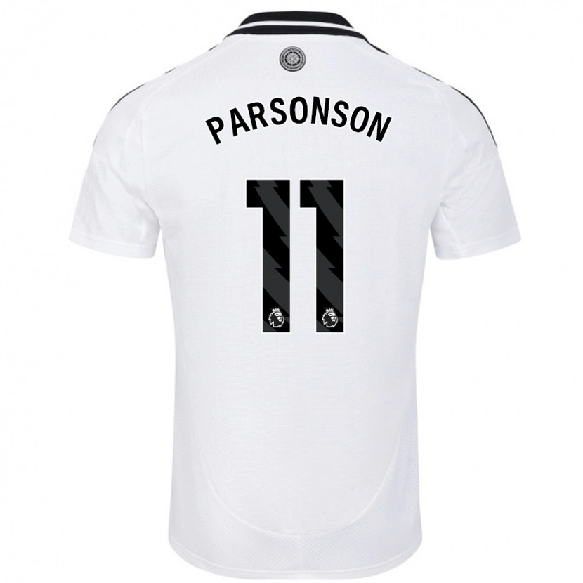 Danxen Niño Camiseta Madi Parsonson #11 Blanco 1ª Equipación 2024/25 La Camisa