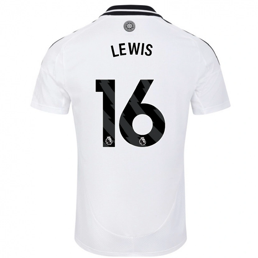 Danxen Niño Camiseta Milla Lewis #16 Blanco 1ª Equipación 2024/25 La Camisa