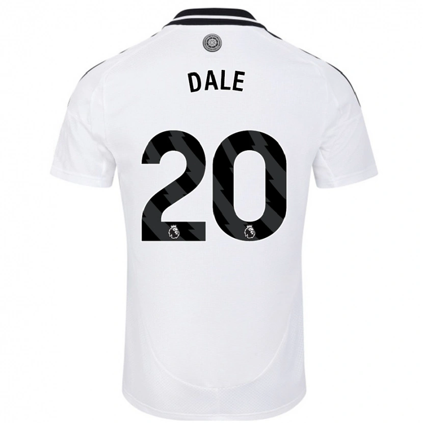 Danxen Niño Camiseta Olivia Dale #20 Blanco 1ª Equipación 2024/25 La Camisa