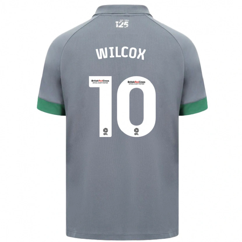Danxen Niño Camiseta Danielle Wilcox #10 Gris Oscuro 2ª Equipación 2024/25 La Camisa