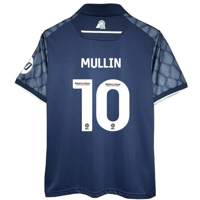 Danxen Niño Camiseta Paul Mullin #10 Negro 2ª Equipación 2024/25 La Camisa