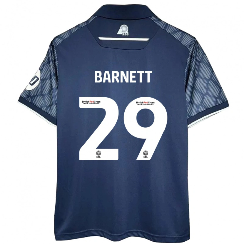 Danxen Niño Camiseta Ryan Barnett #29 Negro 2ª Equipación 2024/25 La Camisa