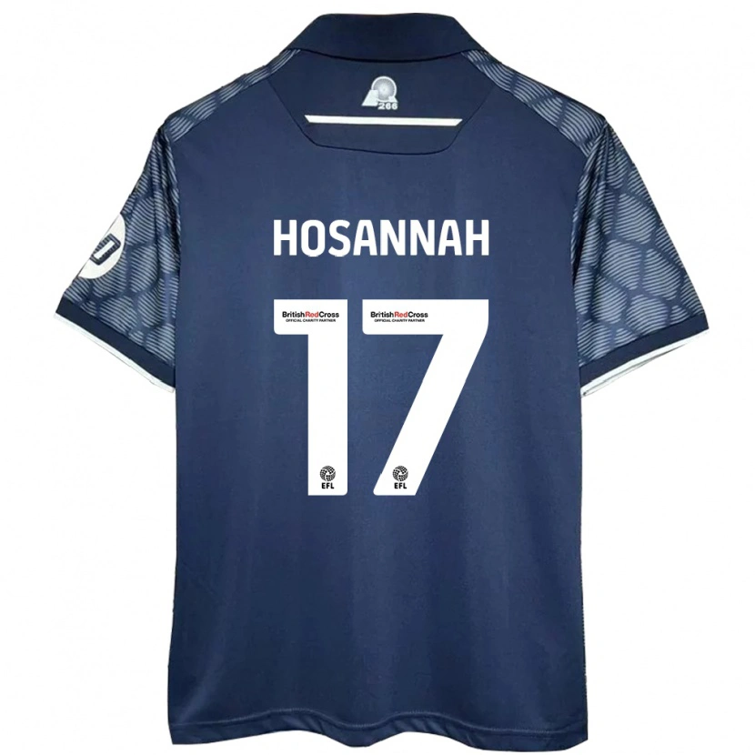 Danxen Niño Camiseta Bryce Hosannah #17 Negro 2ª Equipación 2024/25 La Camisa