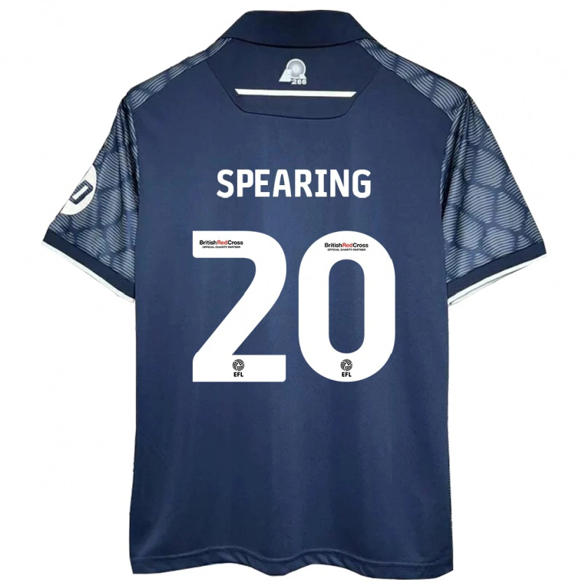 Danxen Niño Camiseta Natasha Spearing #20 Negro 2ª Equipación 2024/25 La Camisa