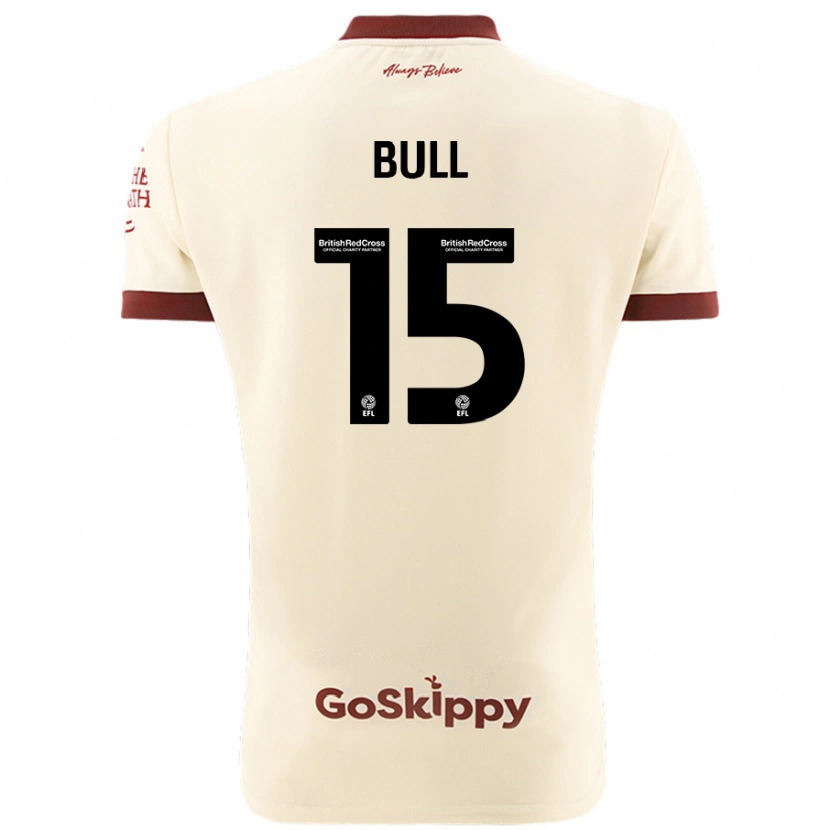 Danxen Niño Camiseta Jasmine Bull #15 Crema Blanco 2ª Equipación 2024/25 La Camisa