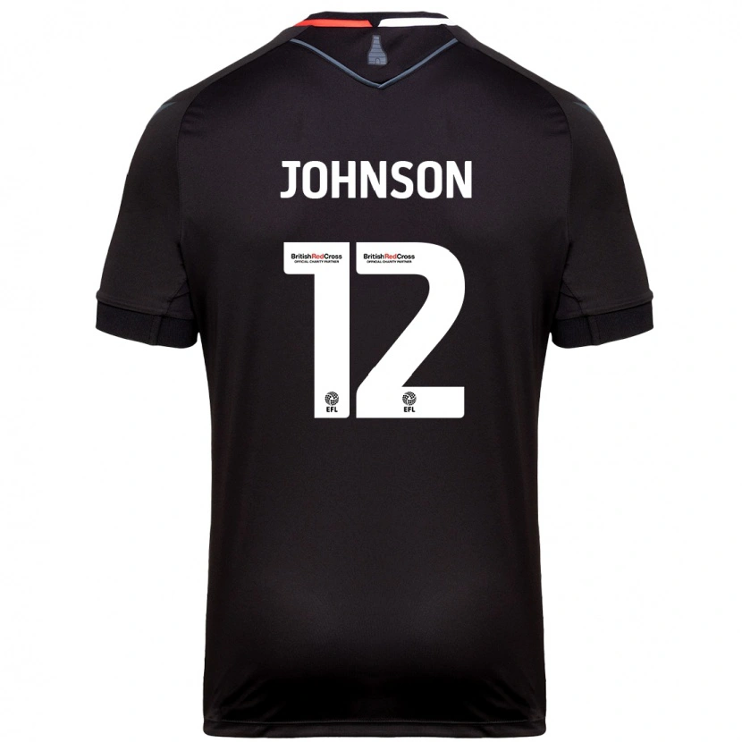 Danxen Niño Camiseta Daniel Johnson #12 Negro 2ª Equipación 2024/25 La Camisa