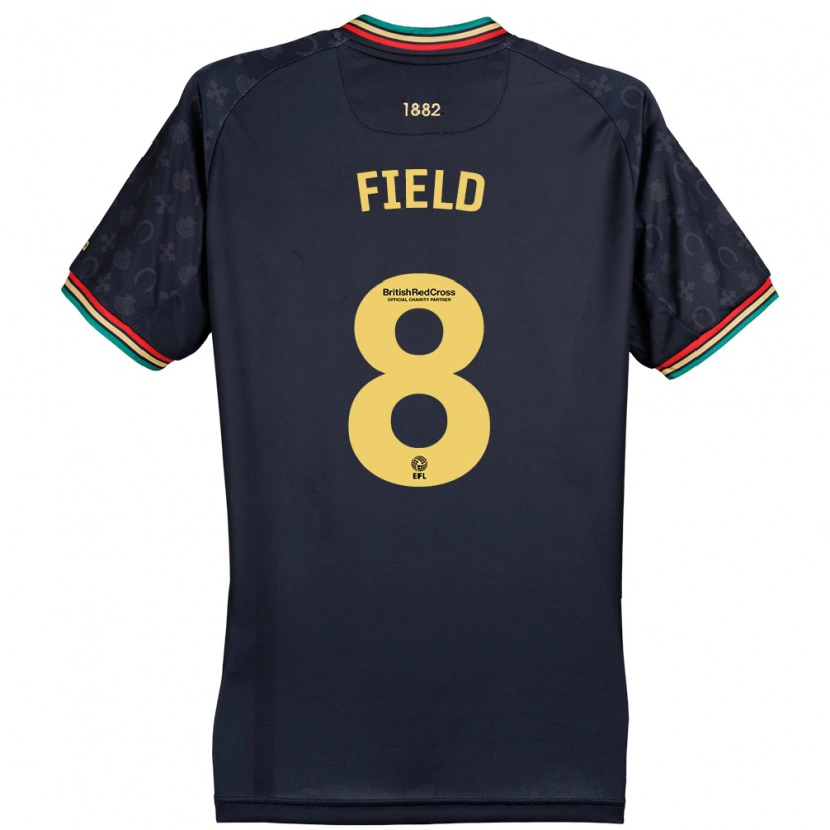 Danxen Niño Camiseta Sam Field #8 Azul Marino Oscuro 2ª Equipación 2024/25 La Camisa