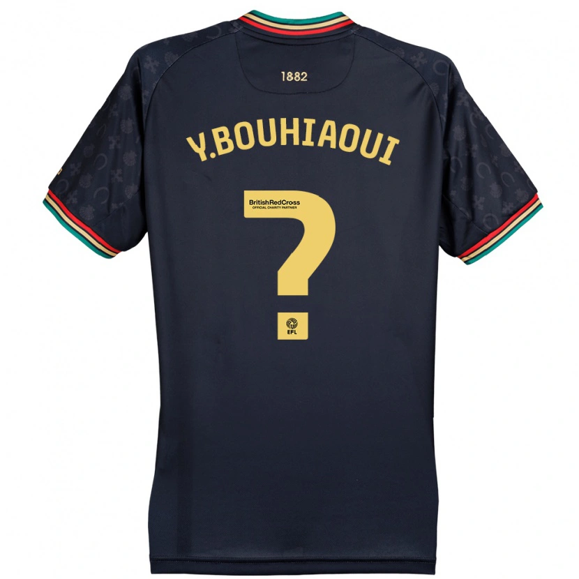 Danxen Niño Camiseta Youssef Bouhiaoui #0 Azul Marino Oscuro 2ª Equipación 2024/25 La Camisa