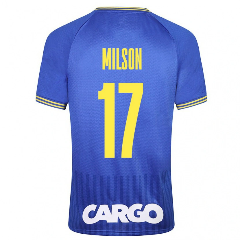 Danxen Niño Camiseta Milson #17 Blanco 2ª Equipación 2024/25 La Camisa