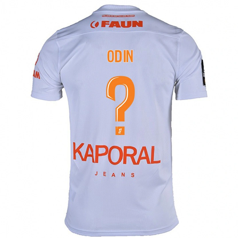 Danxen Niño Camiseta Thomas Odin #0 Blanco 2ª Equipación 2024/25 La Camisa