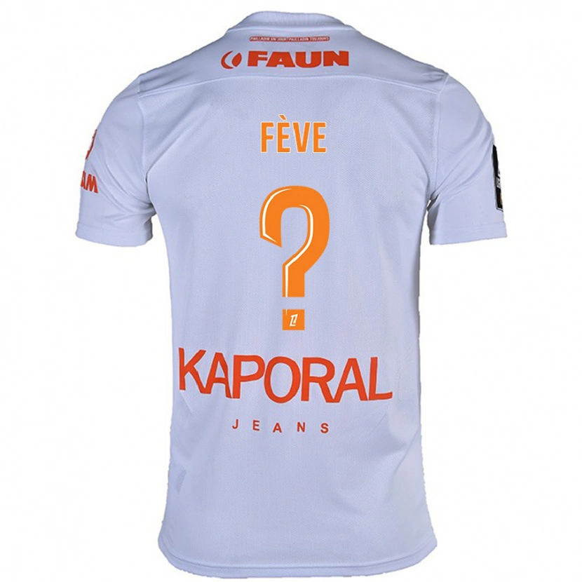 Danxen Niño Camiseta Lino Fève #0 Blanco 2ª Equipación 2024/25 La Camisa