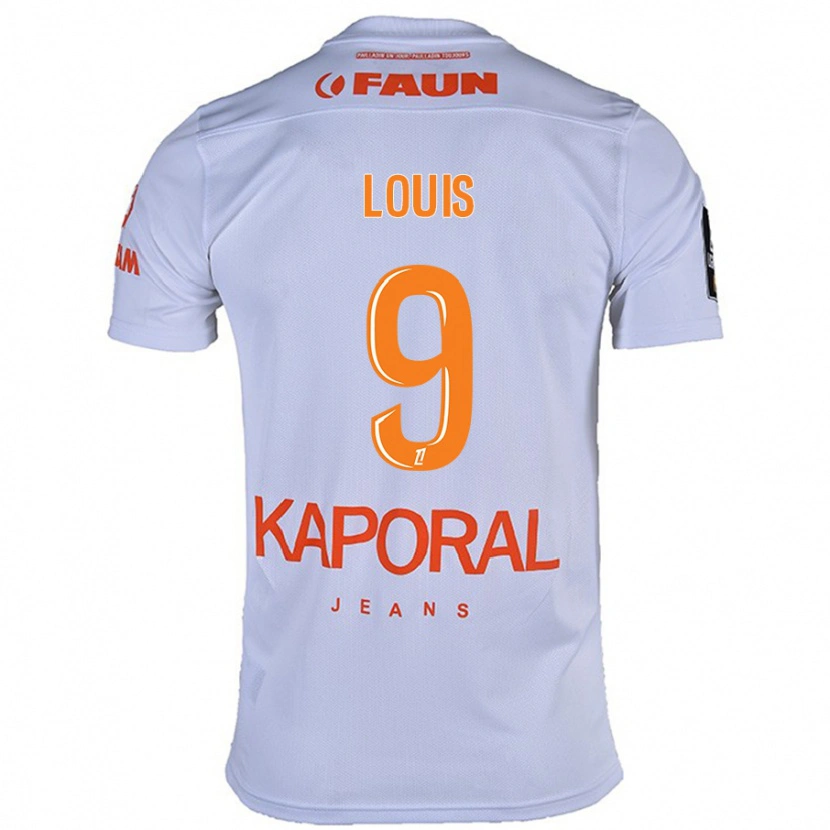 Danxen Niño Camiseta Kethna Louis #9 Blanco 2ª Equipación 2024/25 La Camisa