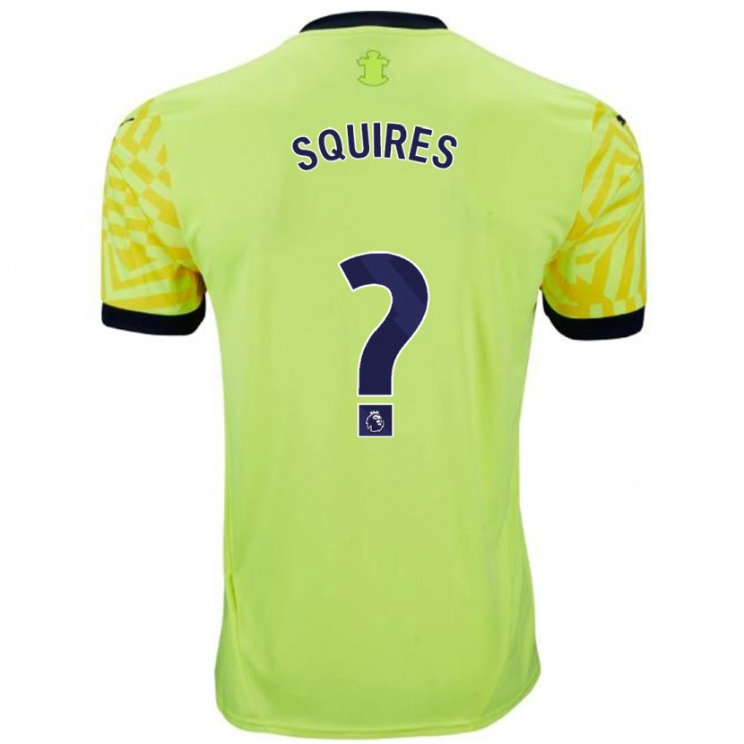 Danxen Niño Camiseta Joshua Squires #0 Amarillo 2ª Equipación 2024/25 La Camisa