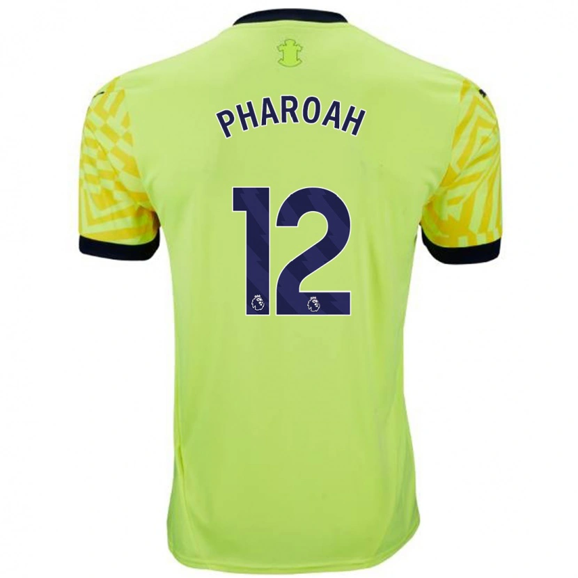 Danxen Niño Camiseta Sophia Pharoah #12 Amarillo 2ª Equipación 2024/25 La Camisa