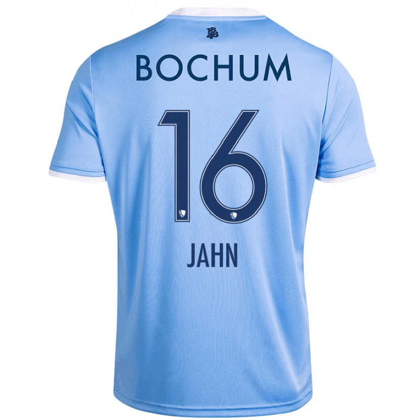 Danxen Niño Camiseta Niklas Jahn #16 Azul Cielo 2ª Equipación 2024/25 La Camisa