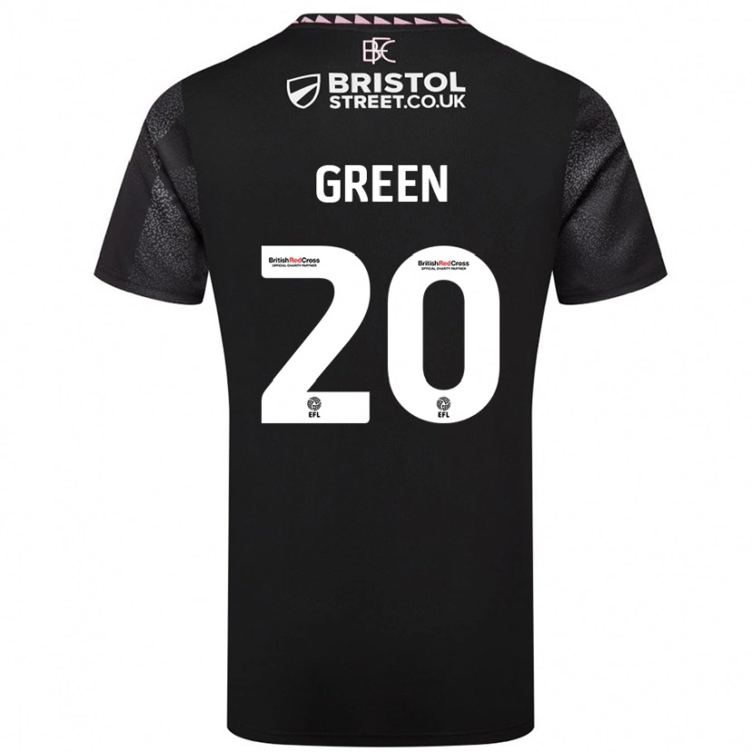 Danxen Niño Camiseta Etienne Green #20 Negro 2ª Equipación 2024/25 La Camisa