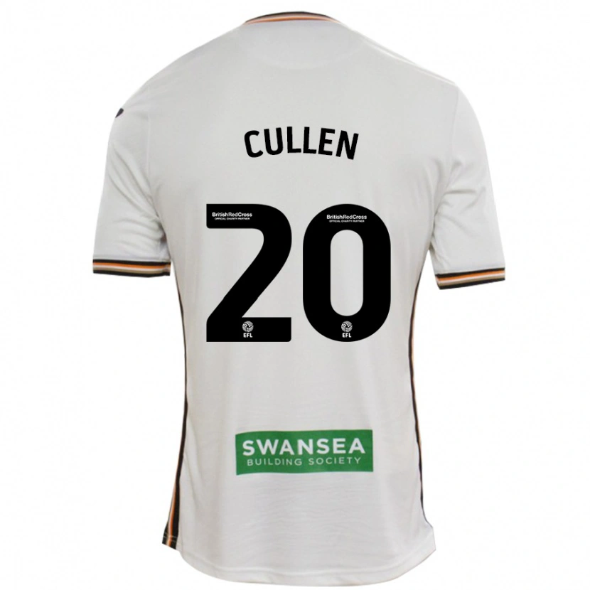 Danxen Hombre Camiseta Liam Cullen #20 Blanco 1ª Equipación 2024/25 La Camisa