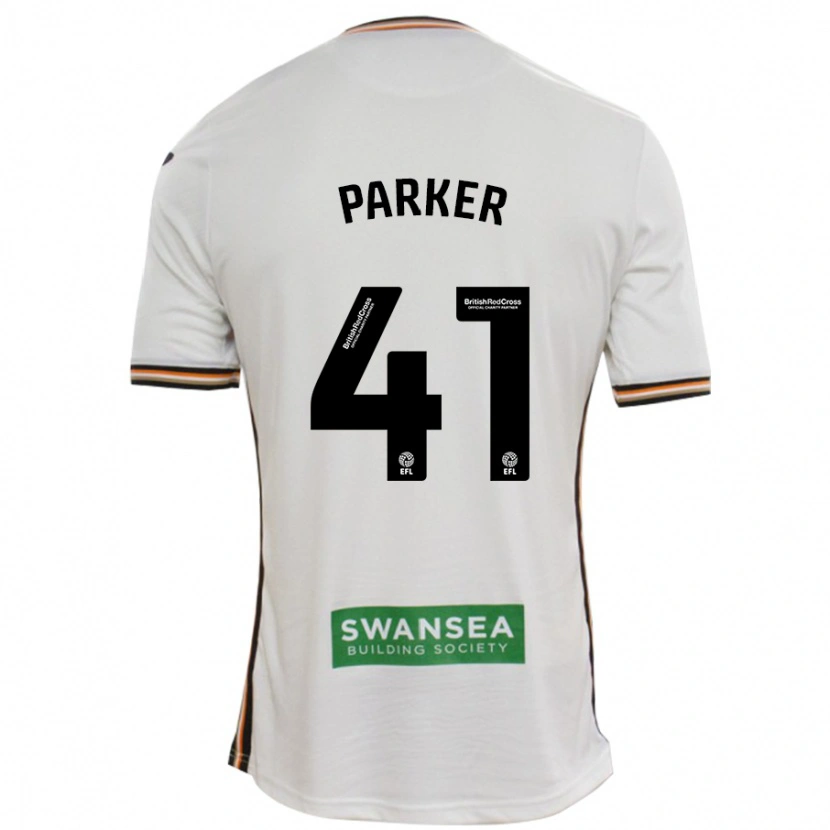 Danxen Hombre Camiseta Sam Parker #41 Blanco 1ª Equipación 2024/25 La Camisa