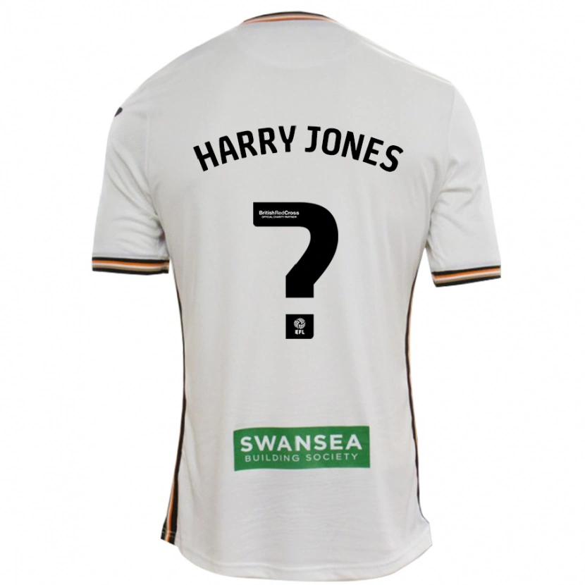 Danxen Hombre Camiseta Harry Jones #0 Blanco 1ª Equipación 2024/25 La Camisa